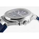 Nautilus 5726 Complicated SS 1:1 Best Edition Blue Textured Dial Rubber Strap PPF A324