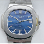 Nautilus 5711 1:1 Best Edition 40th Anniversary Blue Dial SS Bracelet A324 Super Clone V2 3KF