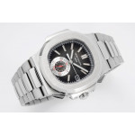 Nautilus 5980 SS Best Edition Black Dial on SS Bracelet PPF A28-520