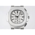 Nautilus 5980 SS Best Edition White Dial on SS Bracelet PPF A28-520