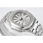 Nautilus 5980 SS Best Edition White Dial on SS Bracelet PPF A28-520