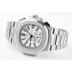 Nautilus 5980 SS Best Edition White Dial on SS Bracelet PPF A28-520