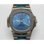 Nautilus 5711 1:1 Best Edition 40th Anniversary Blue Dial SS Bracelet A324 Super Clone BP