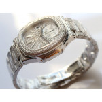 Nautilus 5980 Full Diamonds SS Diamonds Dial Bracelet Asia 7750 Mod