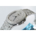 Nautilus 5719 40mm Diamonds SS/SS Diamonds Bracelet PPF Miyota 9015 Mod