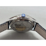 Perpetual Calendar 5140 SS Best Edition Blue Numeral Dial on Blue Leather Strap 3KF A240
