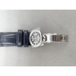 Perpetual Calendar 5140 SS Best Edition Blue Numeral Dial on Blue Leather Strap 3KF A240