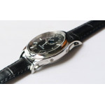 Annual Calendar 5205G Best Edition Gray Dial Black Leather Strap A324 KMF