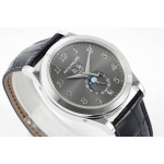 Annual Calendar Moonphase 5396 SS 1:1 Best Edition Grey Dial Leather Strap PPF A324