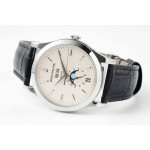 Annual Calendar Moonphase 5396 SS 1:1 Best Edition White Dial Leather Strap PPF A324