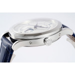 Annual Calendar Moonphase 5396 SS 1:1 Best Edition White Dial on Blue Leather Strap PPF A324