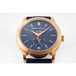 Annual Calendar Moonphase 5396 RG 1:1 Best Edition Blue Dial on Blue Leather Strap PPF A324