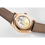 Annual Calendar Moonphase 5396 RG 1:1 Best Edition White Sticks Dial Brown Leather Strap PPF A324