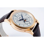 Annual Calendar Moonphase 5396 RG 1:1 Best Edition White/Blue Dial on Brown Leather Strap PPF A324