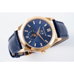 Annual Calendar Moonphase 5396 RG 1:1 Best Edition Blue Dial T Crystal Markers Leather Strap PPF A324