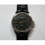 Cellini Time 50509 SS Black Dial Diamonds Marker Leather GMF Asia 3132