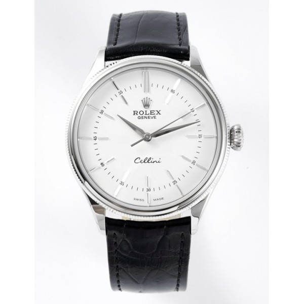 Cellini Time 50509 SS White Dial Leather Strap KZF Asia 3132