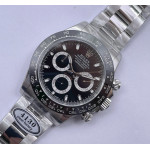 Daytona 116500 Ceramic Bezel 1:1 Best Edition 904L SS Case and Bracelet Black Dial Clean SA4130