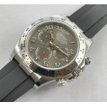 Daytona 116509 1:1 Best Edition 904L SS Case Gray Dial on Rubber Strap Clean SA4130 V2