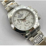 Daytona 116520 1:1 Best Edition 904L SS Case and Bracelet White&Black Dial Clean SA4130 V2