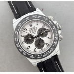 Daytona DIW White Carbon IRBIS White Dial Black nylon Strap N6F SA4130