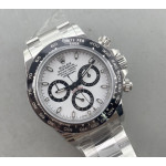 Daytona 116500 Ceramic Bezel 1:1 Best Edition 904L SS Case and Bracelet White Dial VSF DD4130