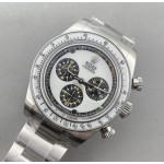 Daytona Artisans 40mm SS/SS White Dial Bracelet ADGF A4802
