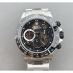 Daytona Barrichello Ceramic Bezel Best Edition Skeleton Dial on SS Oyster Bracelet SONIC SA4130