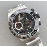 Daytona Barrichello Ceramic Bezel Best Edition Skeleton Dial on SS Oyster Bracelet SONIC SA4130