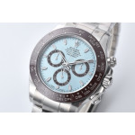 Daytona 116506 Clean 1:1 Best Edition Ice Blue Dial Stick Markers on SS Bracelet SA4130 V2