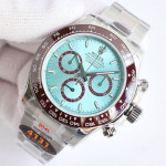 Daytona 126506 1:1 Best Edition Ice Blue Dial Stick Marker on SS/YG Bracelet QF SH4131 V6 (Gain Weight）