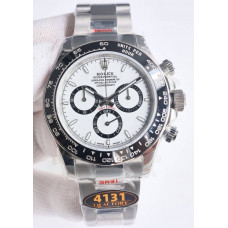 Daytona 126500 1:1 Best Edition 904L Steel White Dial on SS Bracelet QF SH4131