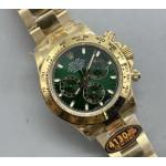 Daytona 116508 1:1 Best Edition Green Dial on YG Bracelet SH4130 QF V3 