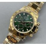 Daytona 116508 1:1 Best Edition Green Dial on YG Bracelet SH4130 QF V3 