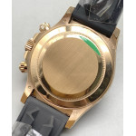 Daytona 116515 RG 1:1 Best Edition Meteorite Dial on Oysterflex Rubber Strap Gold Factory SA4130 