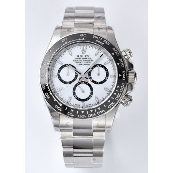 2023 Daytona 126500 1:1 Best Edition 904L Steel White Dial on SS Bracelet Clean SH4131