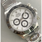 Daytona 116500LN 1:1 Best Edition 904L SS Case and Bracelet White Dial BTF SA4130