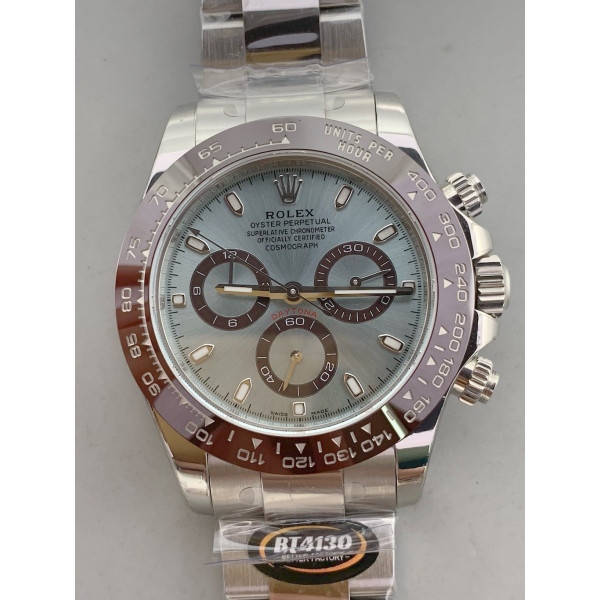 Daytona 116506 Brown Ceramic 1:1 Best Edition Ice Blue Dial SS Bracelet BTF SA4130 v2