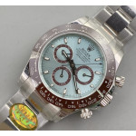 Daytona 116506 Brown Ceramic 1:1 Best Edition Ice Blue Dial SS Bracelet NF SA4130