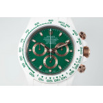 Daytona AET 1:1 Best Edition Green Dial White Nano Ceramic Case and Bracelet ZF SH4130