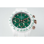 Daytona AET 1:1 Best Edition Green Dial White Nano Ceramic Case and Bracelet ZF SH4130