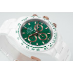 Daytona AET 1:1 Best Edition Green Dial White Nano Ceramic Case and Bracelet ZF SH4130