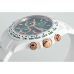 Daytona AET 1:1 Best Edition Green Dial White Nano Ceramic Case and Bracelet ZF SH4130