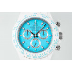 Daytona AET 1:1 Best Edition Tiffany Blue Dial White Nano Ceramic Case and Bracelet ZF SH4130