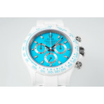 Daytona AET 1:1 Best Edition Tiffany Blue Dial White Nano Ceramic Case and Bracelet ZF SH4130