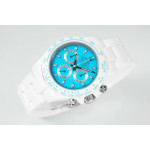 Daytona AET 1:1 Best Edition Tiffany Blue Dial White Nano Ceramic Case and Bracelet ZF SH4130