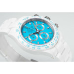 Daytona AET 1:1 Best Edition Tiffany Blue Dial White Nano Ceramic Case and Bracelet ZF SH4130