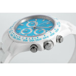 Daytona AET 1:1 Best Edition Tiffany Blue Dial White Nano Ceramic Case and Bracelet ZF SH4130