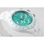 Daytona AET 1:1 Best Edition Biscay Green Dial White Nano Ceramic Case and Bracelet ZF SH4130 