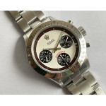 Daytona 6263 SS Bezel White Dial Bracelet Asian Venus 75